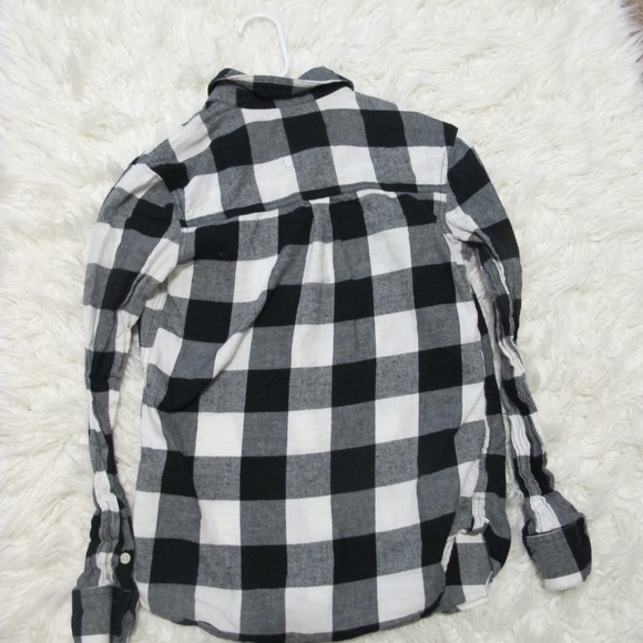 Mossimo Women's Collared Plaid Button Down Long Sleeve Shirt Size Small GUC - Picture 6 of 6